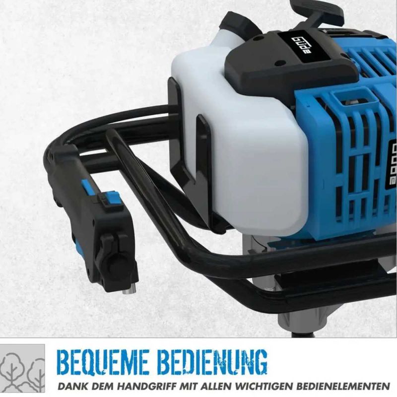 Güde GE1450 2HK Bensindrevet Jordbor - Inkl. 3stk bor med 800mm lengde