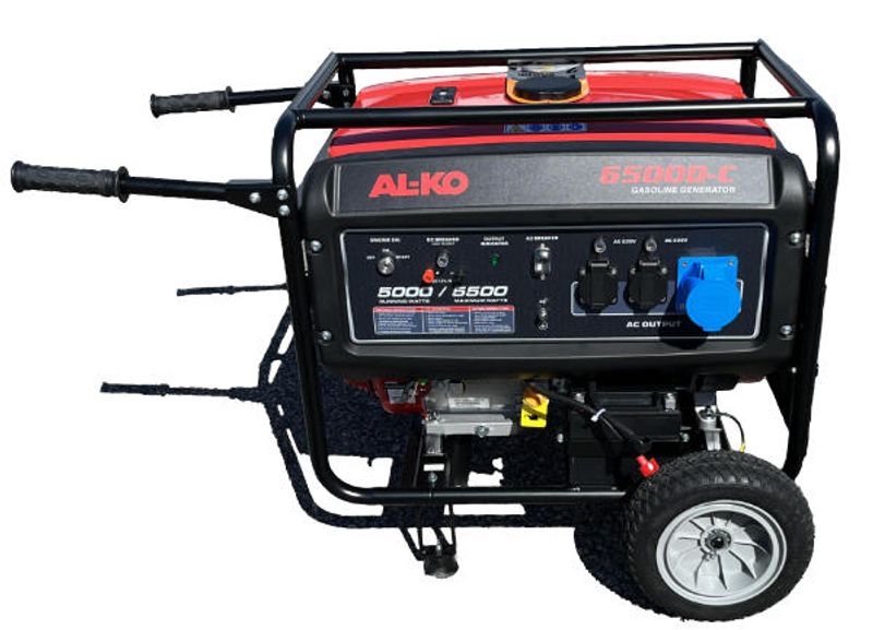 AL-KO 6500 D-C Comfort – Kraftig strømaggregat med 5,5 kW og hjullsett